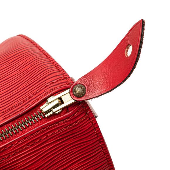 Pre Loved louis vuitton Women Red Boston Bags - Picture 8 of 8